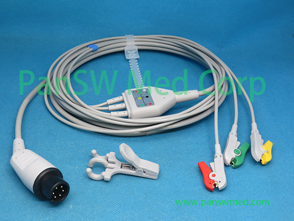 Compatible Nihon Kohden OEC 6102A 7102A 8108A ECG Cable – PanswMed